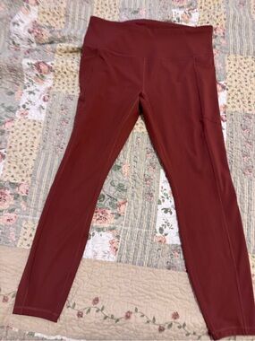 RBX Women's Rust Comired High-Waist Leggings